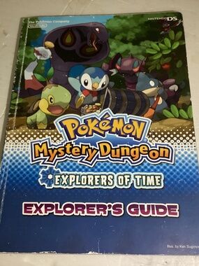 Pokemon Mystery Dungeon Explorers of Time Explorers Guide Poor condition & Spots